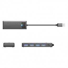 Orico Hub USB-A to 4xUSB-A 3.0 - black