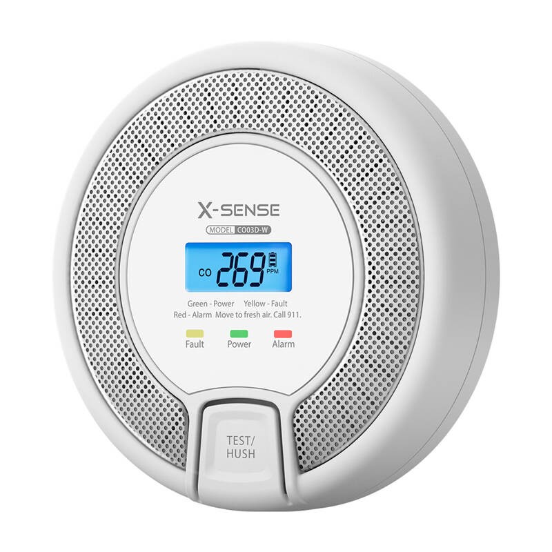 Interlinked CO Alarm X-Sense CO03D-W Link+