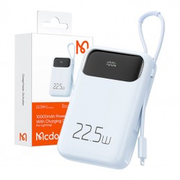 Power Bank Mcdodo MC-3254 10000mAh, 22.5W, do Light (niebieski)