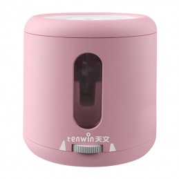 Pencil sharpener Tenwin 8035-4 battery-USB (pink)