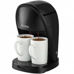 Floria ZLN9297 coffee maker with two cups 025L 450W