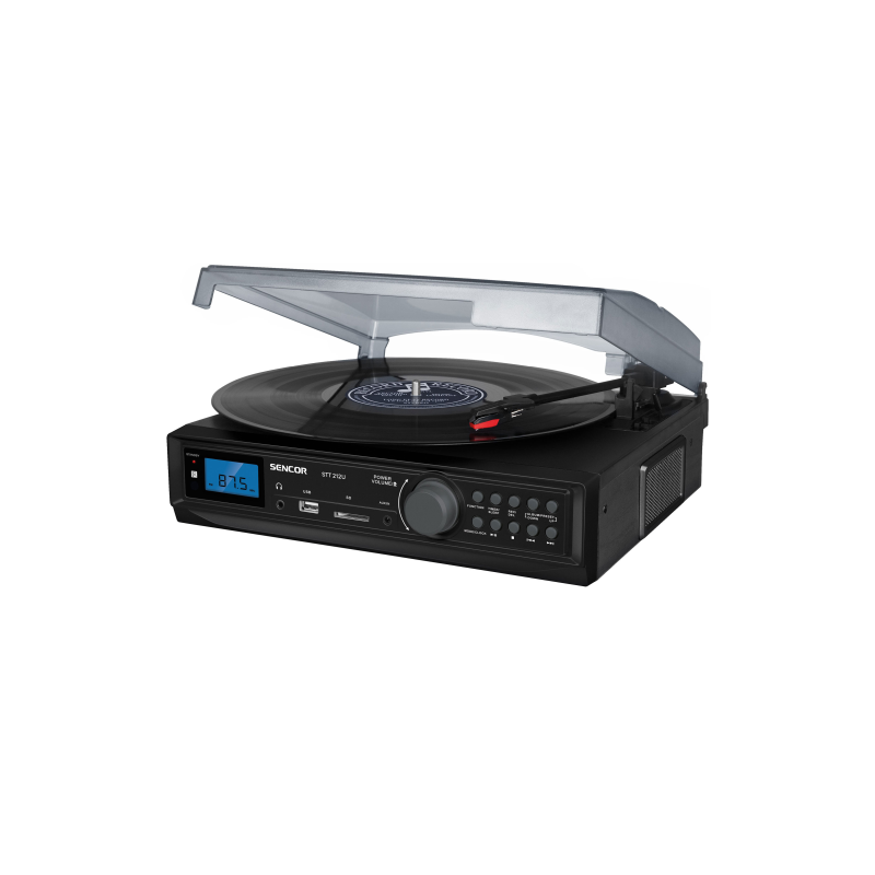 Sencor STT 212U Turntable with Bluetooth- MP3- USB- SD -Radio