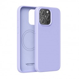 Etui Silikonowe Vention KUFV0-30 do iPhone 15 Pro (fioletowy)