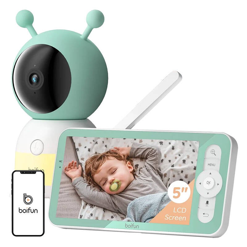 Rotating Baby Monitor Boifun 6T 2 Cameras + Monitor