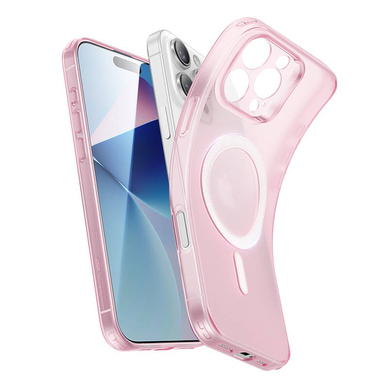 Etui Zero Clear Case (HaloLock) ESR do iPhone 16 Pro Max (różowe)