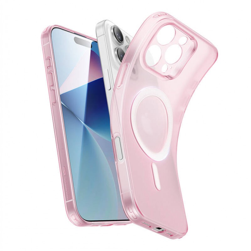 Etui Zero Clear Case (HaloLock) ESR do iPhone 16 Pro (różowe)