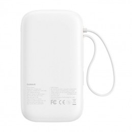 Powerbank Baseus QPow 2 20000mAh 30W 2xUSB-C (biały)