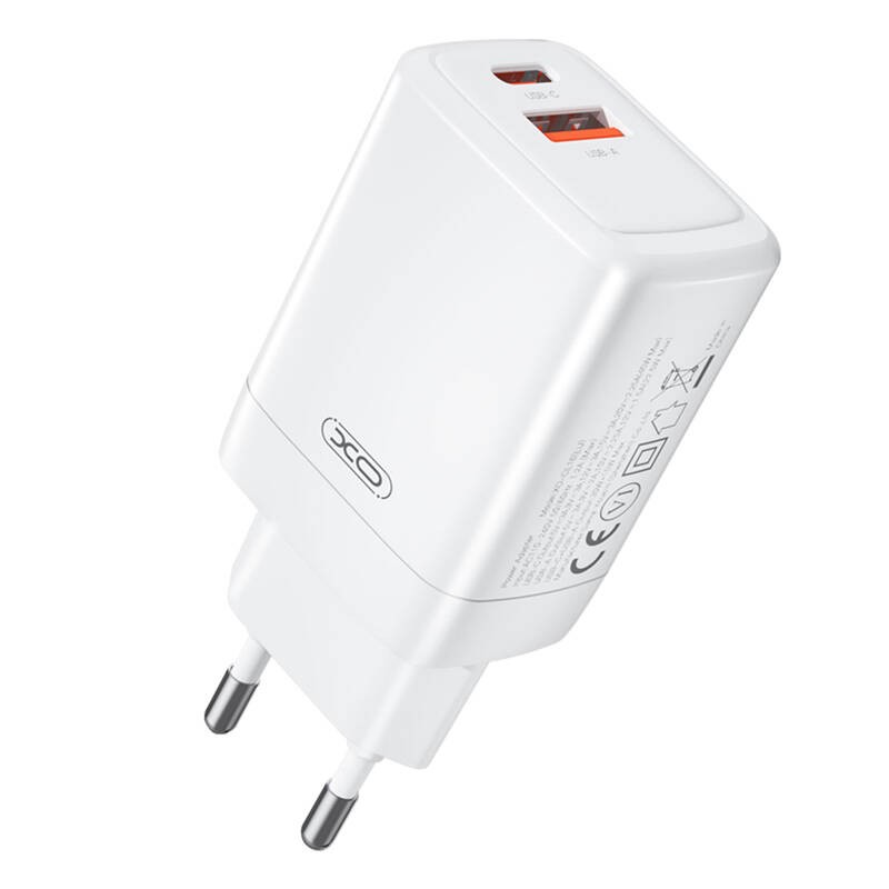 Ładowarka sieciowa XO CE16, 45W, 1x USB-C, 1x USB-A