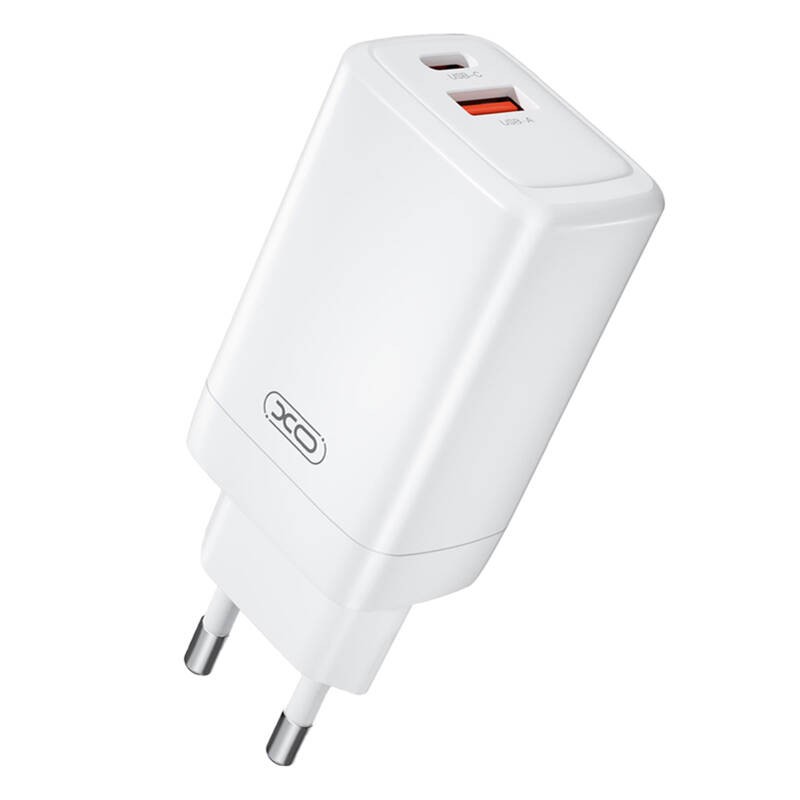 Ładowarka sieciowa XO CE17, 65W, 1x USB-C, 1x USB-A