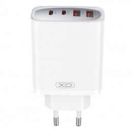 Ładowarka sieciowa XO CE22, 45W, GaN, 2x USB-C, 2x USB-A