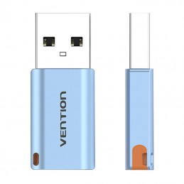 Vention Adapter USB CUAH0, USB-A 3.1 męski do USB-C żeński (szary)