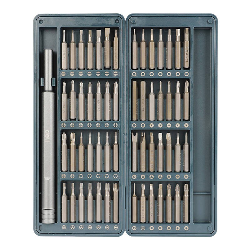 Precision Screwdriver set 57 pcs Deli Tools EDL241057