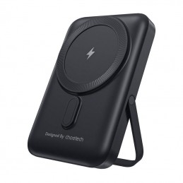 Powerbank magnetyczny Choetech B743 10000mAh 20W PD  z podstawką (czarny)