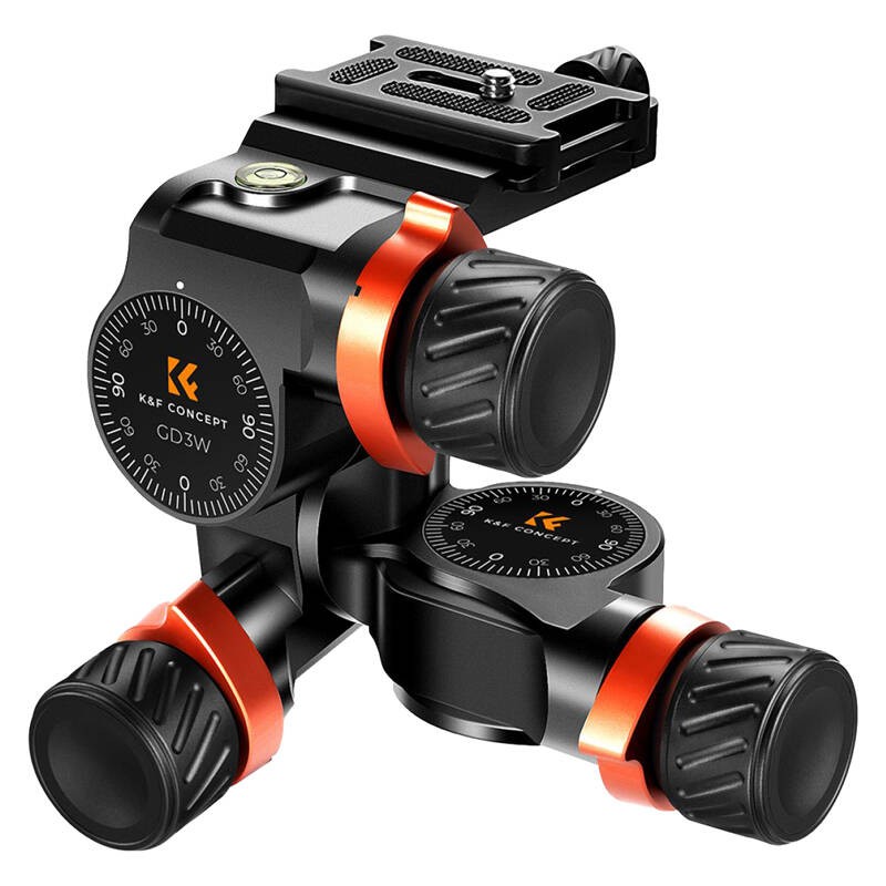 3-way Tripod Head K - F Concept KF31.0