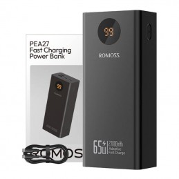 Powerbank Romoss PEA27S Pro 27000mAh 65W (czarny)