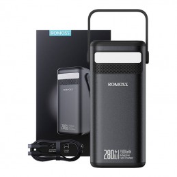 Powerbank Romoss PMT75-DC 75000mAh 280W, 240Wh (czarny)