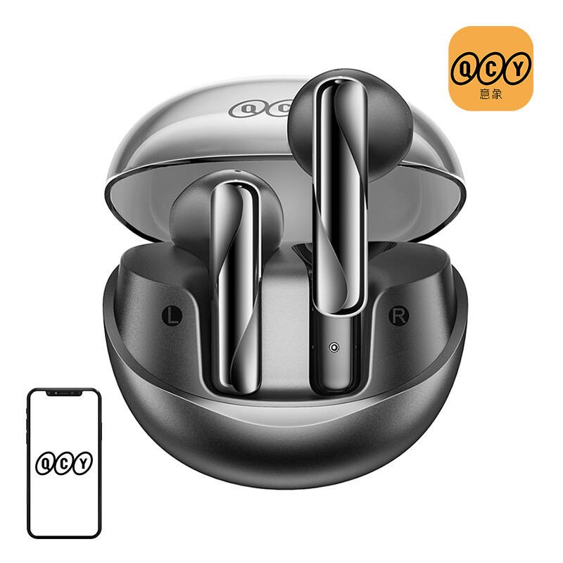 Earphones TWS QCY AilyBuds Clear T32 (black)