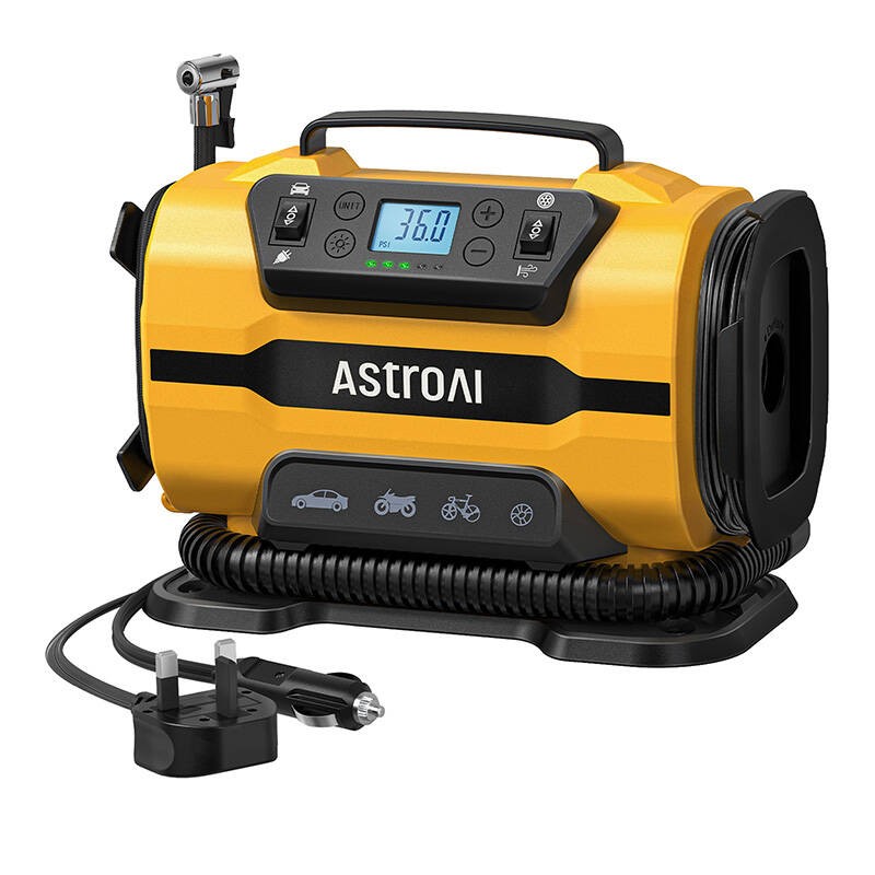 Przenośny kompresor do Kół AstroAI ATJ-8366 150 PSI 12V DC-110V AC