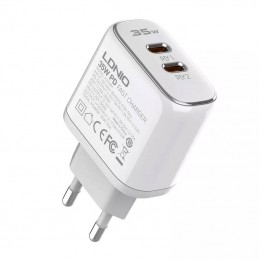 Ładowarka sieciowa LDNIO A2528M 2USB-C dla Apple + Kabel USB-C - Lightning