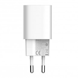 Ładowarka sieciowa LDNIO A2318M USB, USB-C + Kabel USB-C - Lightning