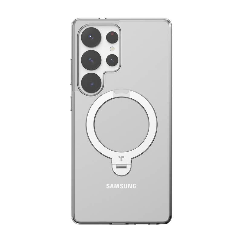 Etui na telefon Torras Ostand Spin Series do Samsung S25 Ultra (przezroczyste)