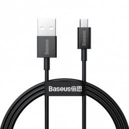 Baseus CAMYS-01 Fast Charging USB to Micro 2A Data Cable - 1M - Black