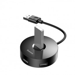 Baseus Hub 4in1 USB to USB 3.0 + 3x USB 2.0 15cm (Black)