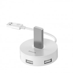 Baseus Hub 4in1 USB to USB 3.0 + 3x USB 2.0 15cm (White)