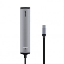 HUB Adapter Baseus 6in1 USB-C on 3x USB 3.0 + HDMI + RJ45 + USB-C PD