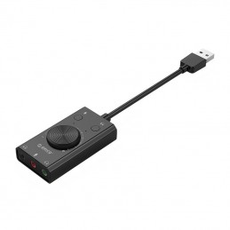 Orico multifunction USB 2.0 External Sound Card, 10cm