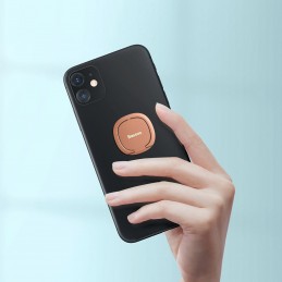 Baseus Invisible Ring holder for smartphones (rose gold)