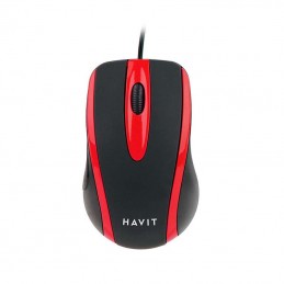 Universal mouse Havit MS753 (black&red)