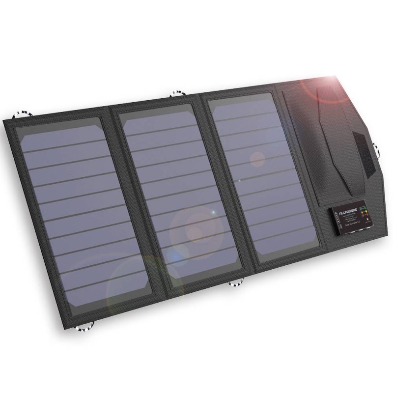 Photovoltaic panel Allpowers AP-SP-014-BLA 15W + Powerbank  10000mAh