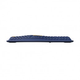 Wireless Ergonomic Keyboard Delux GM903CV BT+2.4G (blue)