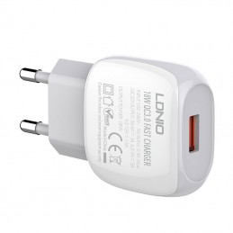 Wall charger  LDNIO A1307Q 18W +  Lightning cable