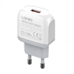 Wall charger LDNIO A1307Q 18W +  MicroUSB cable