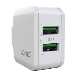 Wall charger  LDNIO A2201 2USB +  MicroUSB cable