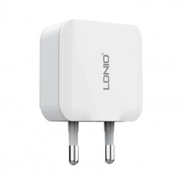 Wall charger  LDNIO A2201 2USB +  USB-C cable