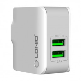 Wall charger  LDNIO A2203 2USB + USB-C cable