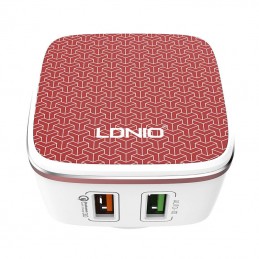 Wall charger  LDNIO A2405Q 2USB + USB-C cable