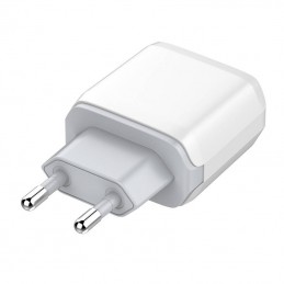 Wall charger  LDNIO A2421C USB, USB-C 22.5W + MicroUSB cable