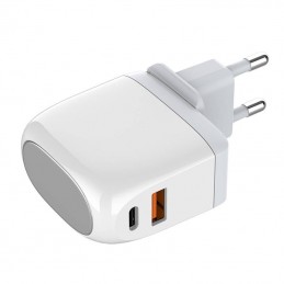 Wall charger  LDNIO A2522C USB, USB-C 30W + USB-C  cable