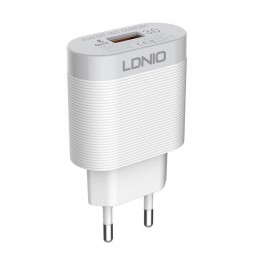 Wall charger LDNIO A303Q USB 18W + Lightning cable