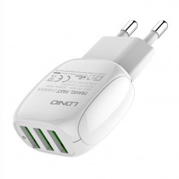 Wall charger LDNIO A3315 3USB + Lightning cable