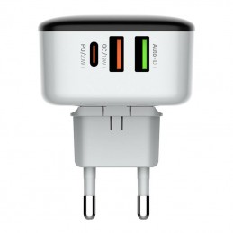 Wall charger LDNIO A3513Q 2USB, USB-C 32W + USB-C cable