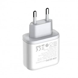 Wall charger LDNIO A2526C USB, USB-C 45W + USB-C - USB-C Cable