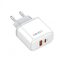 Wall charger LDNIO A2526C USB, USB-C 45W + USB-C - USB-C Cable