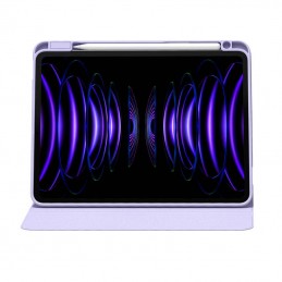 Baseus Minimalist Series IPad PRO 12.9 Magnetic protective case (purple)