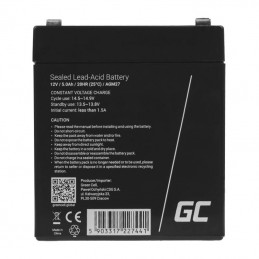 Rechargeable battery AGM 12V 5Ah Maintenancefree for UPS ALARM