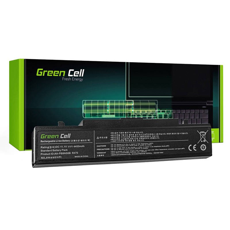 Battery Green Cell AA-PB9NC6B AA-PB9NS6B for Samsung R519 R522 R525 R530 R540 R580 R620 R780 RV510 RV511 NP300E5A NP350V5C